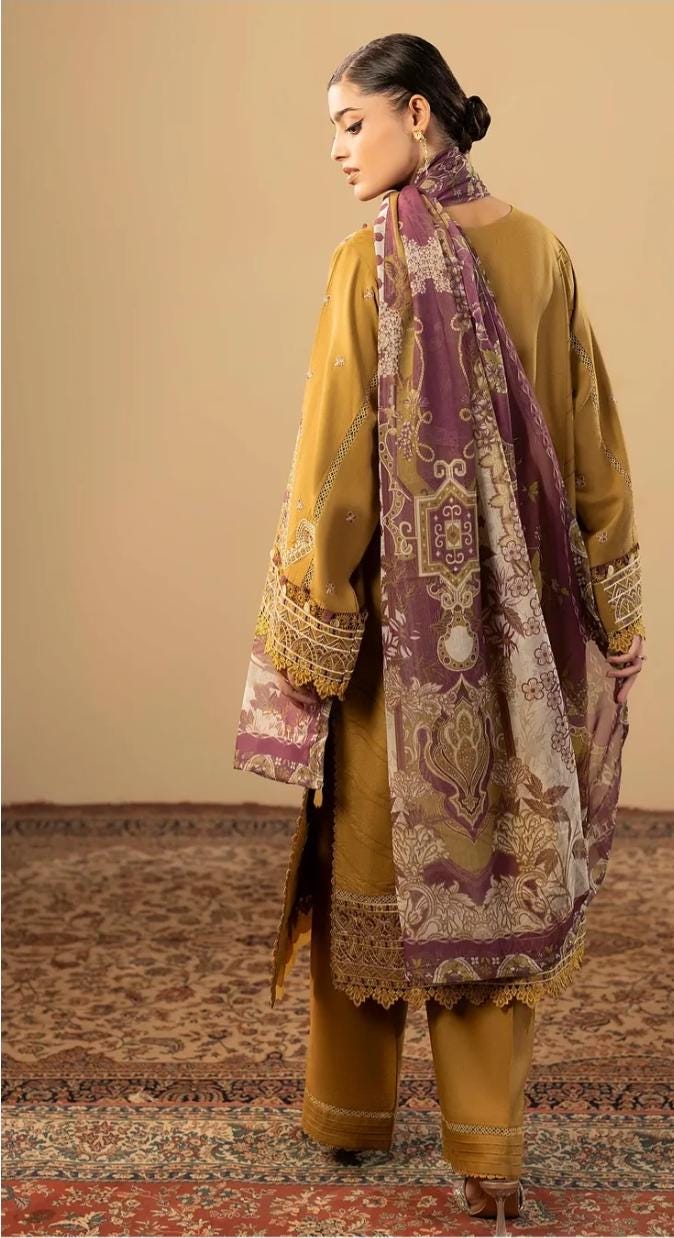 Linen Luxury Salwar Kameez: Pakistani Wedding Guest Outfit