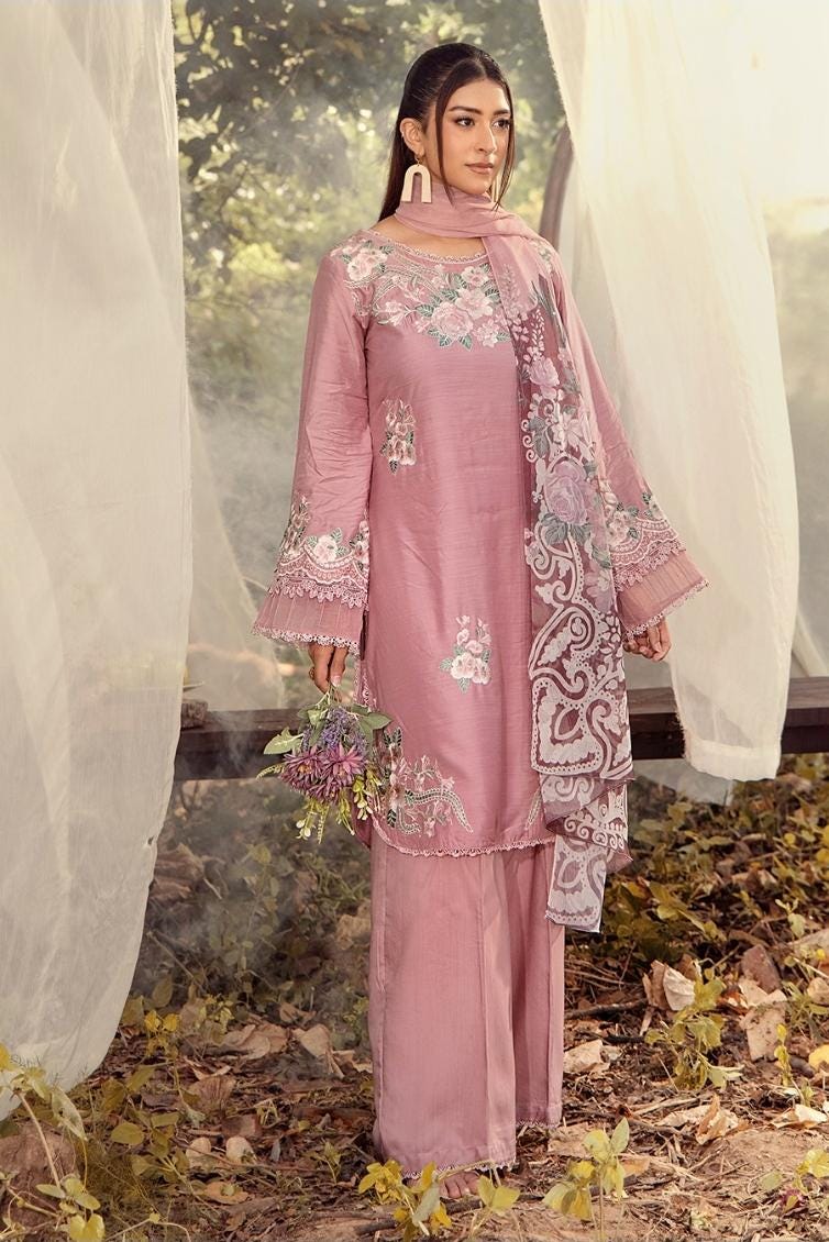 Embroidered Viscose Salwar Kameez | Pakistani Digital Print Eid Outfit