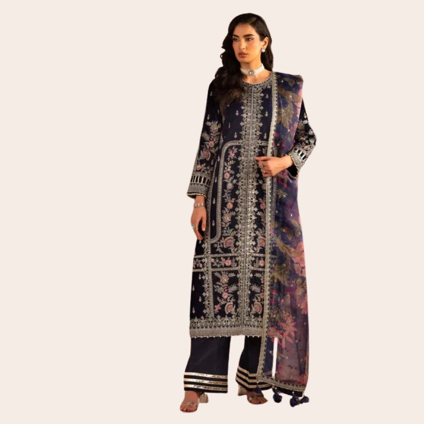 Luxury Velvet Pakistani Salwar Kameez for Wedding Guests | Designer Party Wear Suit Canada