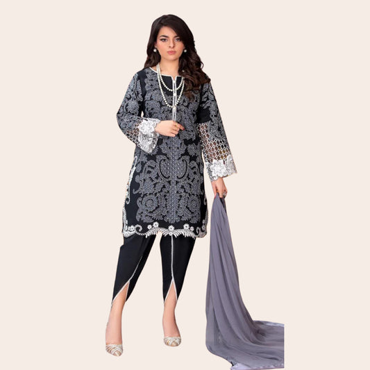 Pakistani Viscose Salwar Kameez with Digital Print Dupatta | Designer Party Wear Suit Canada