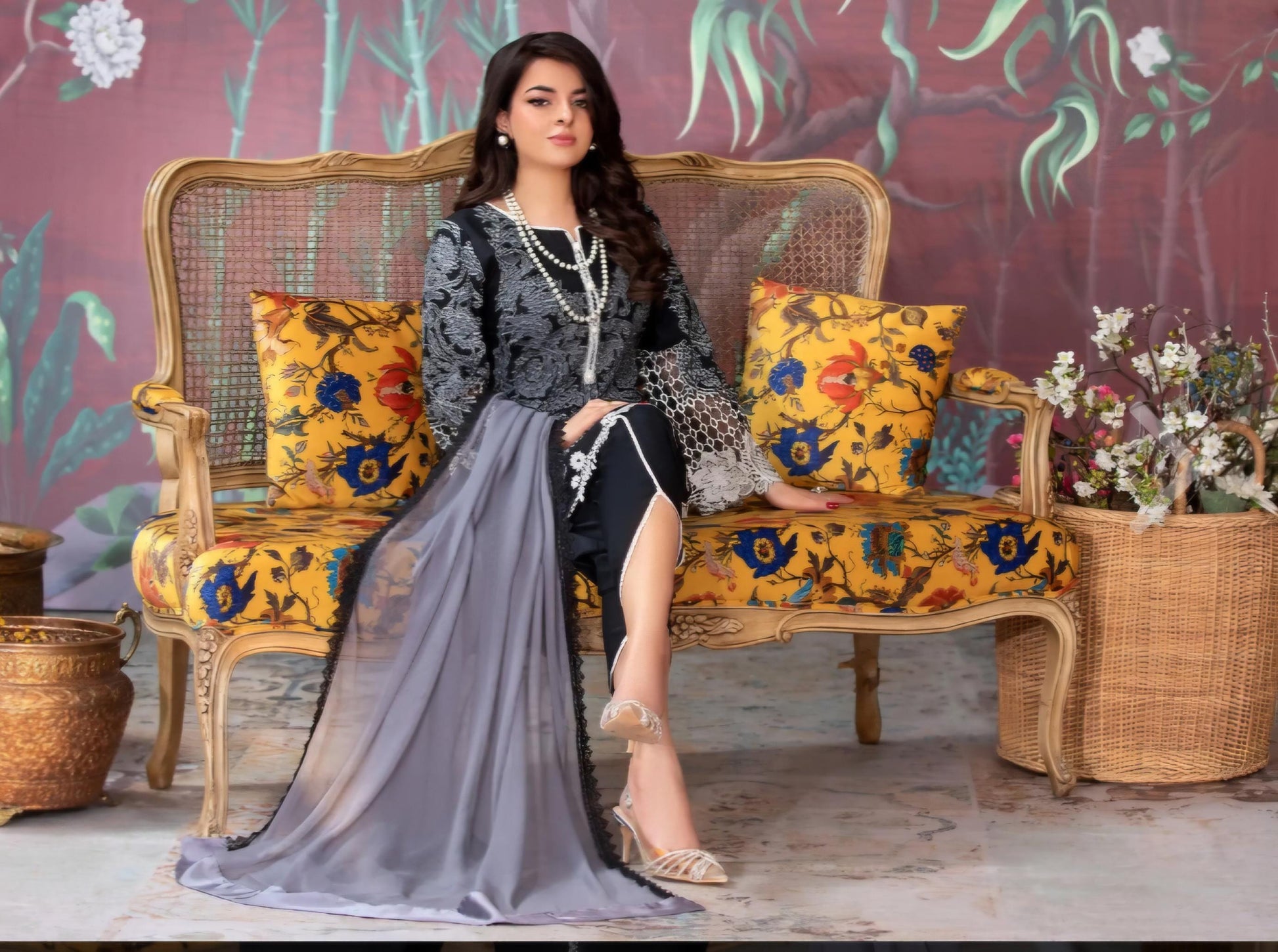 Pakistani Viscose Designer Wear| Pakistani Digital Print Embroidered salwar kameez | Guest Partywear| Indian Suits | Eid Outfit |