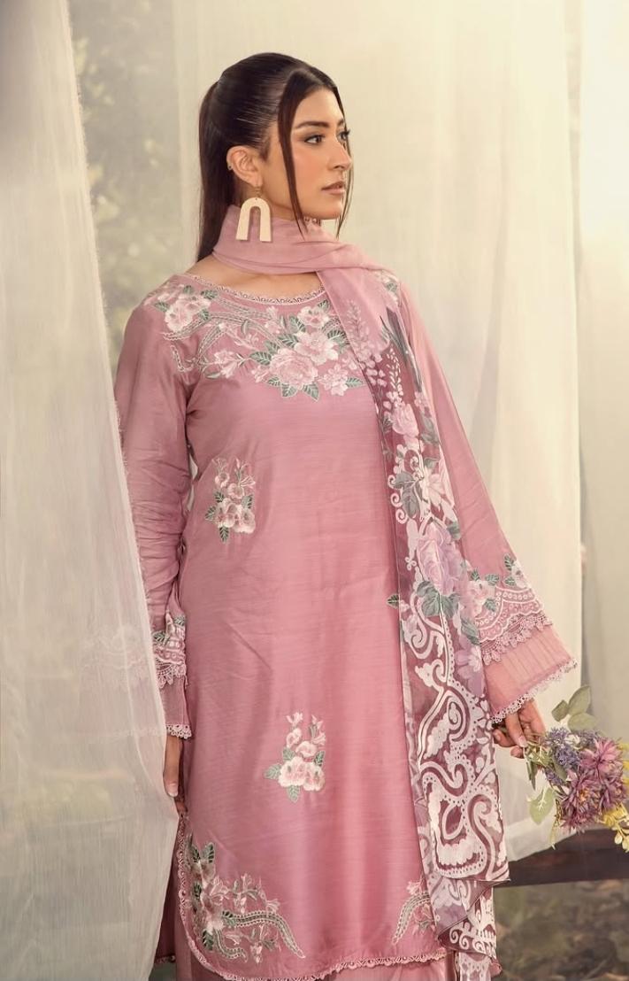 Embroidered Viscose Salwar Kameez | Pakistani Digital Print Eid Outfit