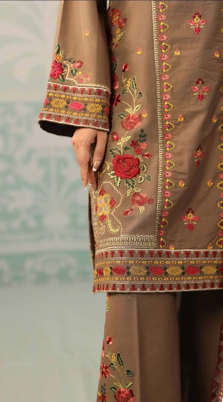 Dhanak Luxury Salwar Kameez: Pakistani Wedding Guest Outfit