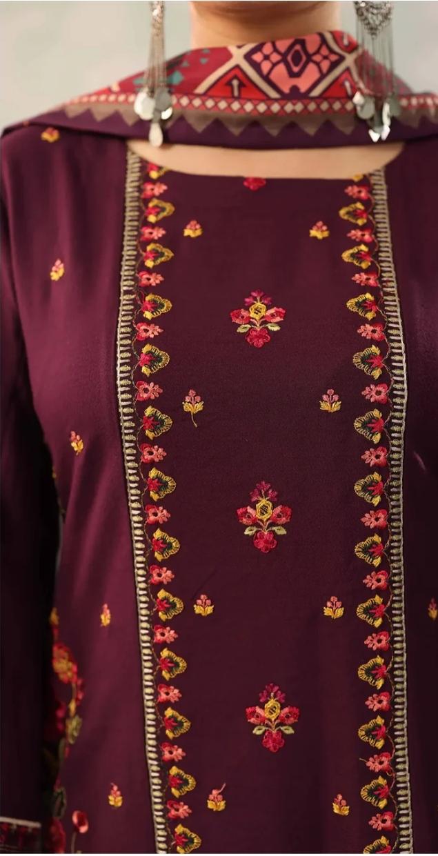 Dhanak Luxury Salwar Kameez: Pakistani Wedding Guest Outfit