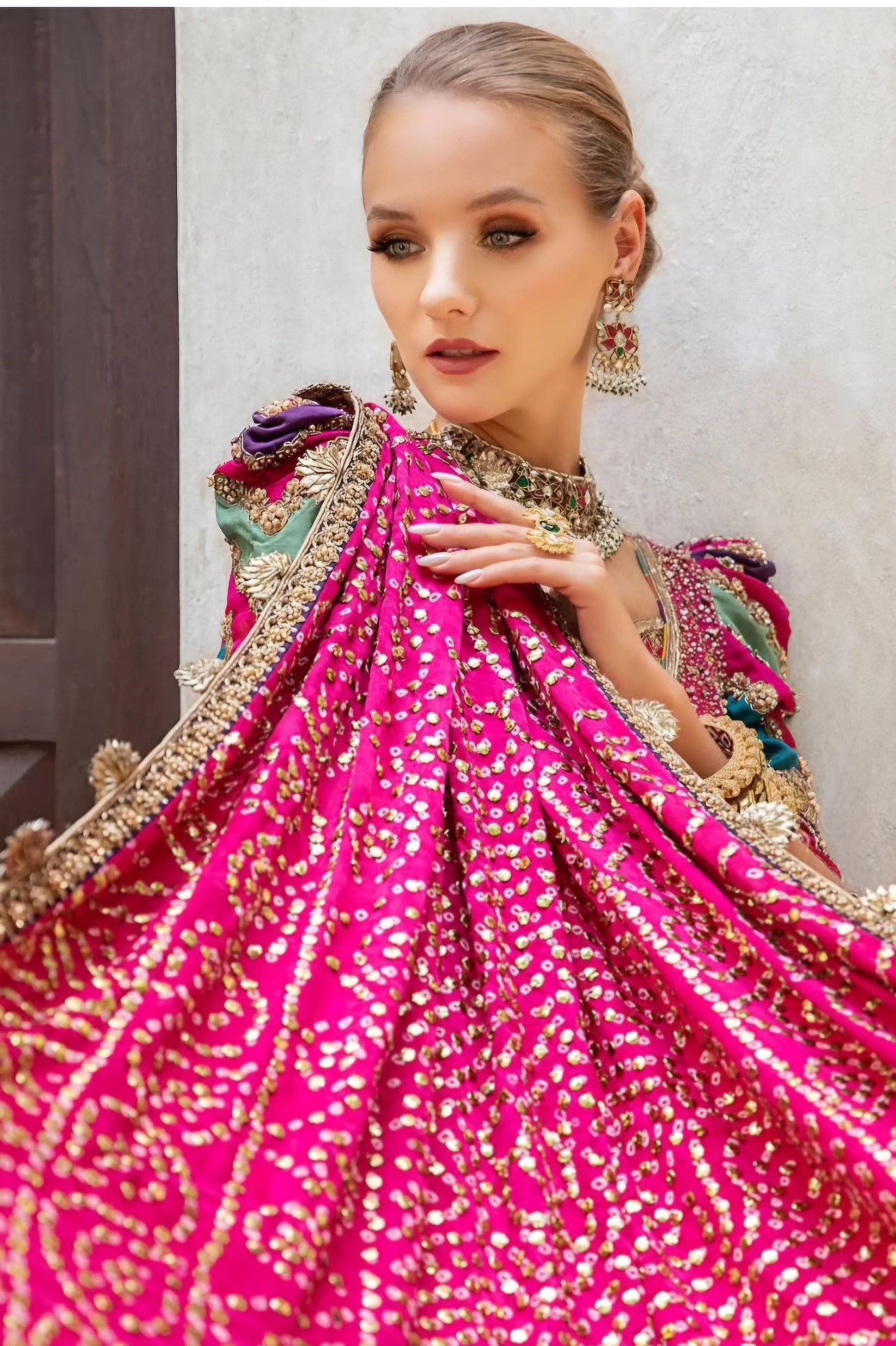 Maria b inspired Bridal wear Dress | Soft organza Luxury