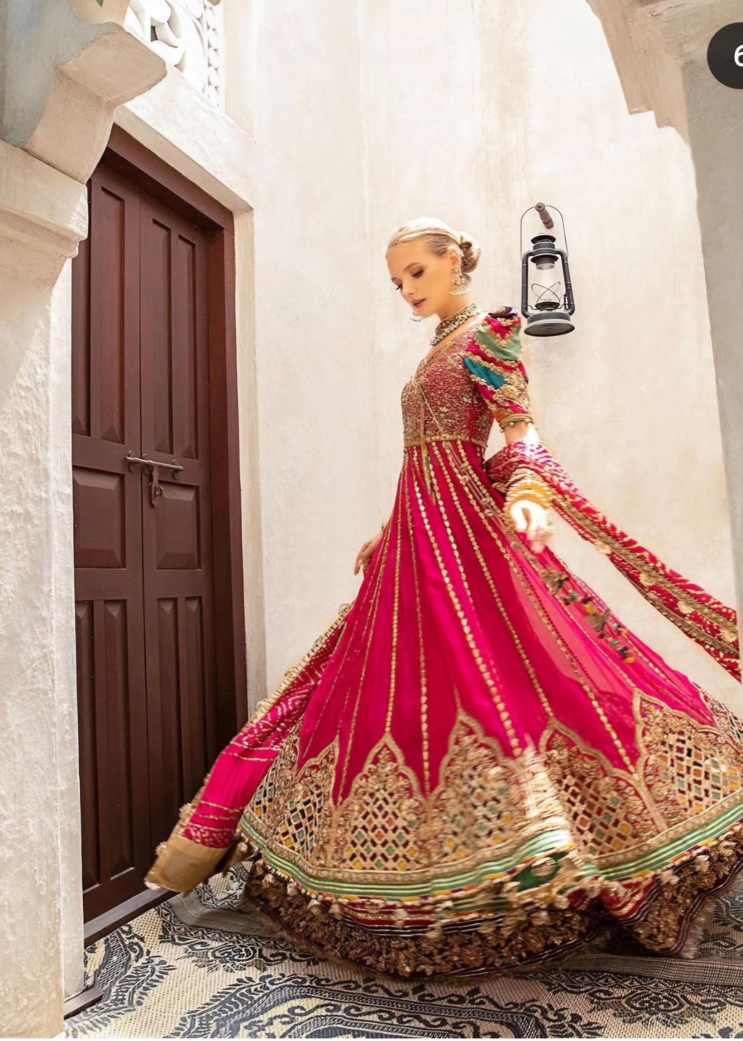 Maria b inspired Bridal wear Dress | Soft organza Luxury