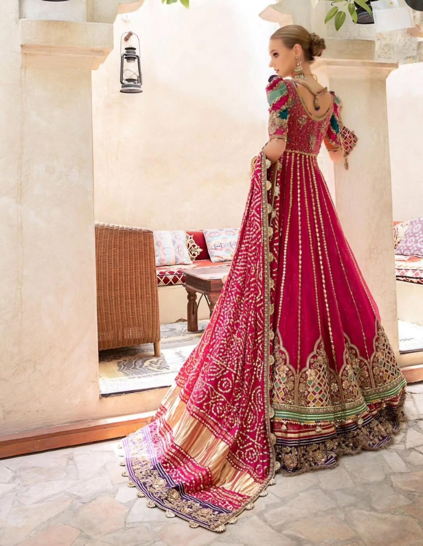 Maria b inspired Bridal wear Dress | Soft organza Luxury