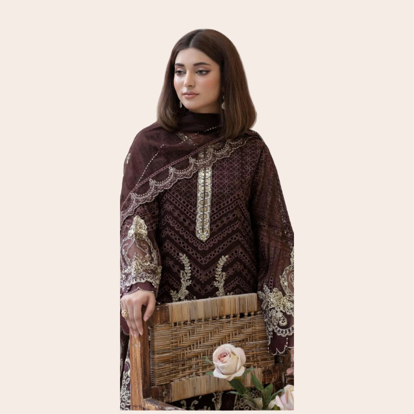 Embroidered Formal Dress | Wedding Guest Ready to Wear